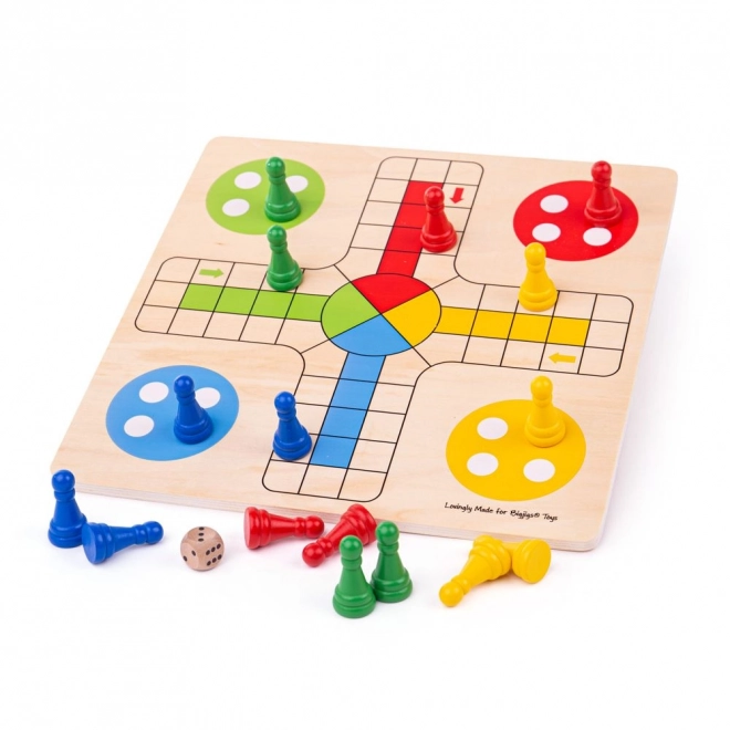 Dřevěná hra Člověče, nezlob se! od Bigjigs Toys