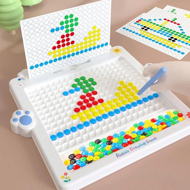 Magnetická tabule pro děti Montessori MagPad Králík