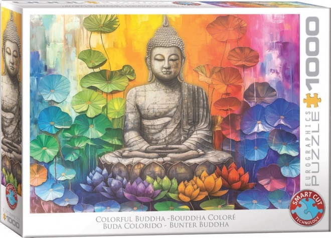 Barevný Buddha puzzle 1000 dílků