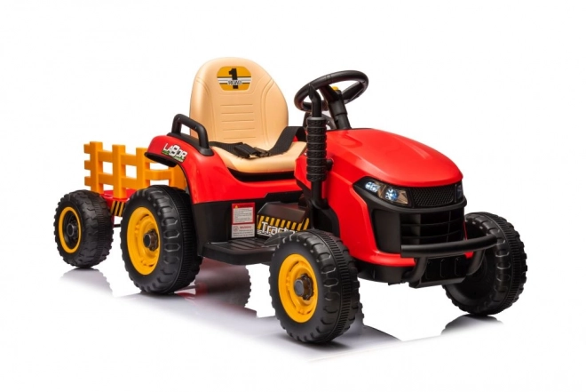 Bateriový traktor BBH-030 červený