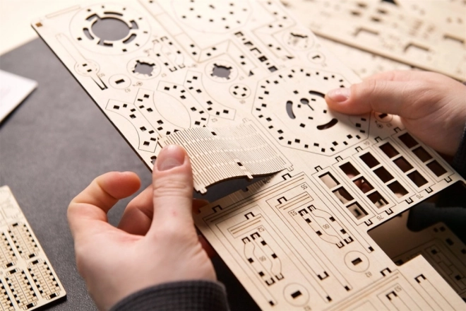 Maják Split Rock 3D dřevěné mechanické puzzle