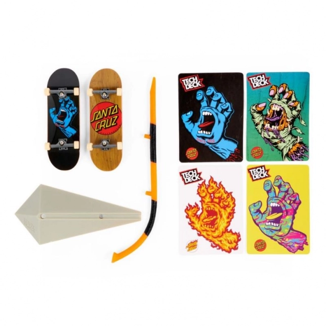 Dvoubalení fingerboardů s překážkou