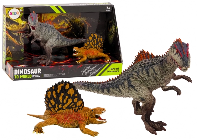 Figurky dinosaurů Dimetrodon Allosaurus Set 2El