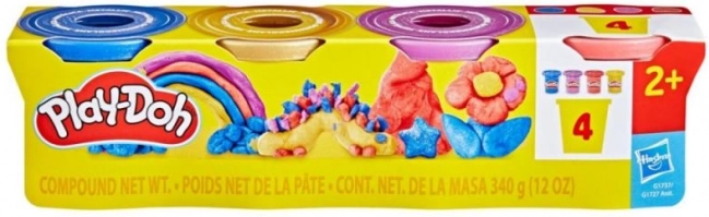 Play-Doh Metalická Sada 4 Kelímků