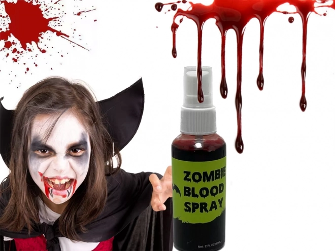 Halloweenský sprej s umělou krví