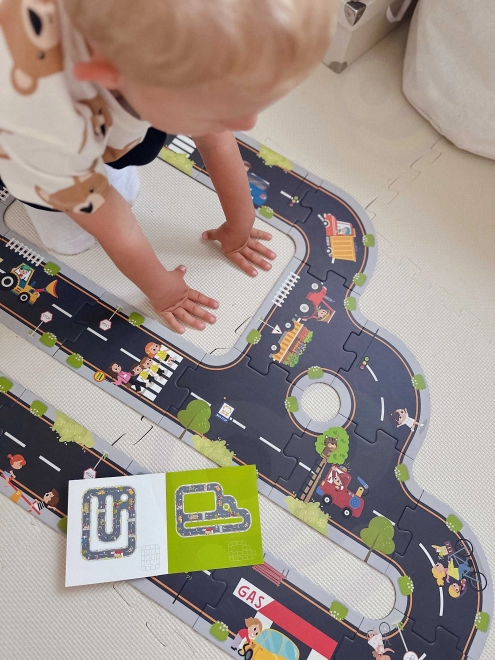 Tooky Toy Autopáska Puzzle
