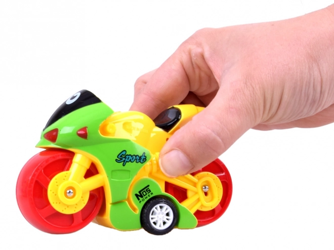 Barevná dětská motorka pro zábavu