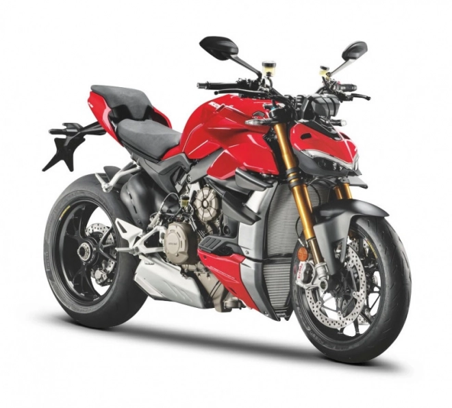 Model Motocykl Ducati Super Naked V4 se stojanem