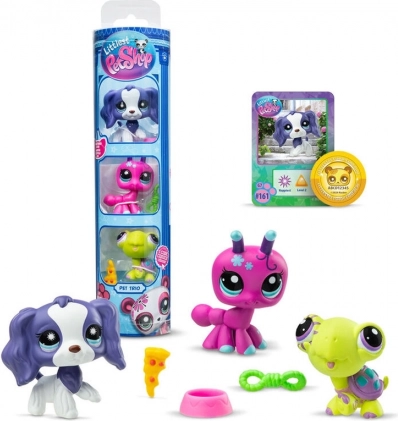Littlest Pet Shop 3 figurky - různé druhy