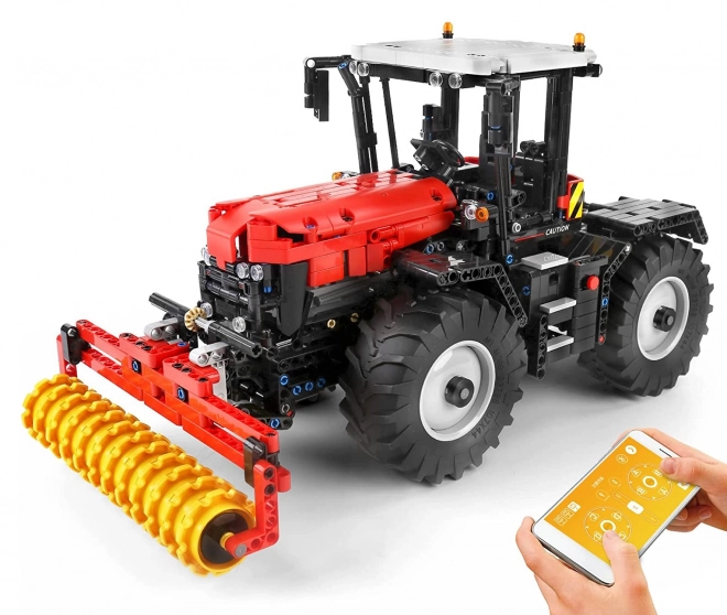 Konstruktérská sada červený traktor s dálkovým ovládáním
