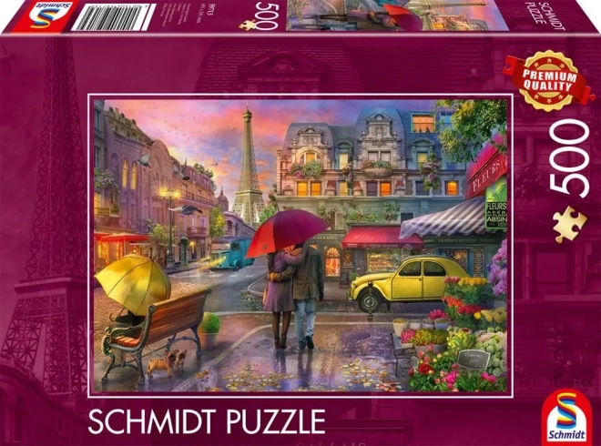 Puzzle Paříž v dešti 500 dílků