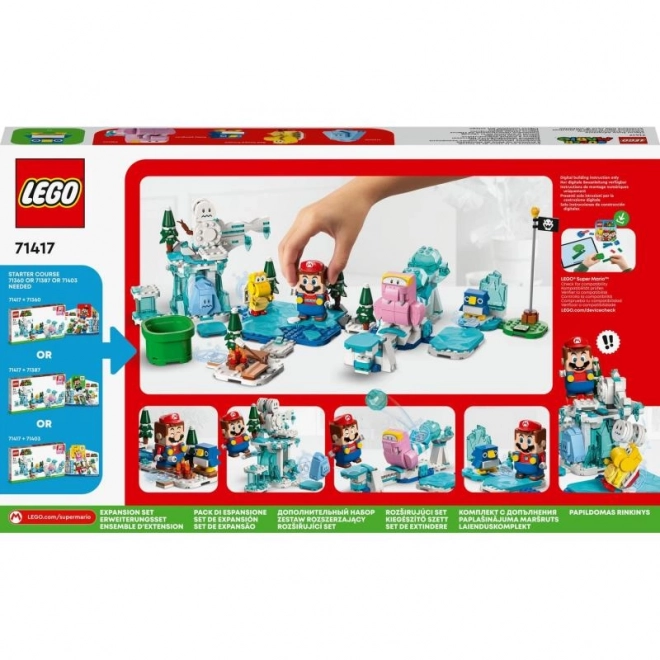Lego super mario sněhové dobrodružství s fliprusem rozšiřující set