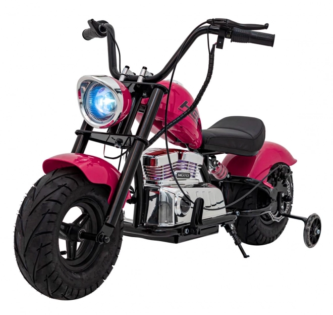 Dětský motocykl Chopper Warrior růžový