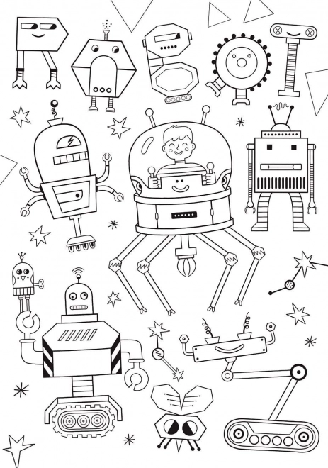 Puzzle 60 prvků - Robot