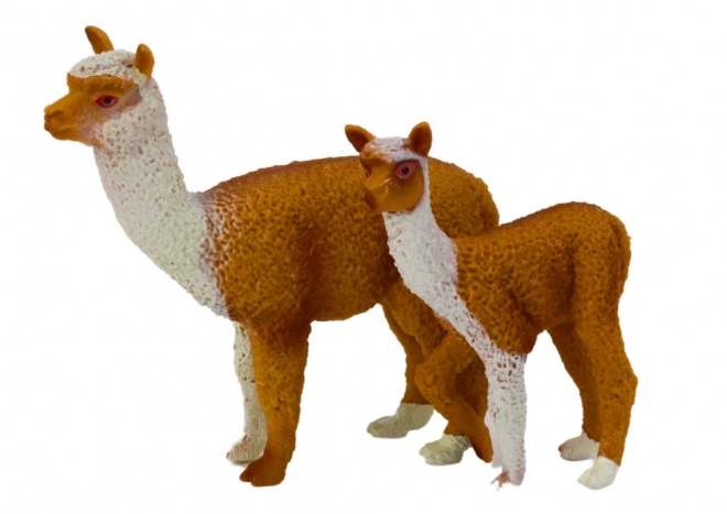 Figurka Dospělá lama 8 cm s mladou lamou 6 cm Zvířata světa