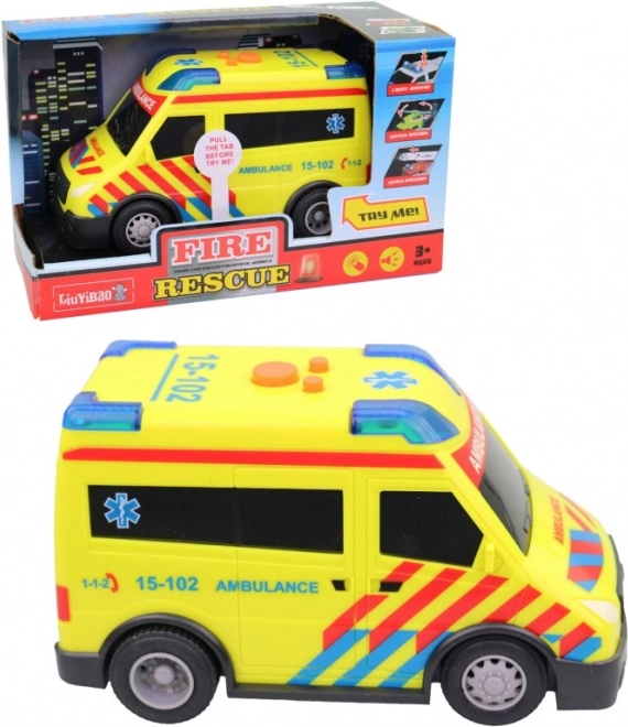 Auto Ambulance Se Světlem A Zvukem