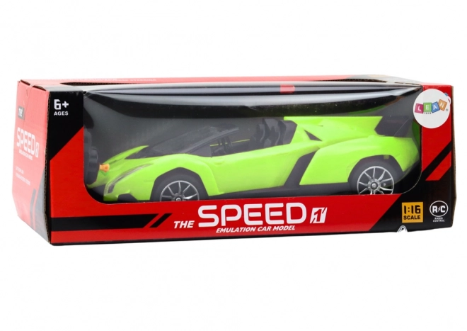 Zelené Sportovní Auto na Dálkové Ovládání 1:18