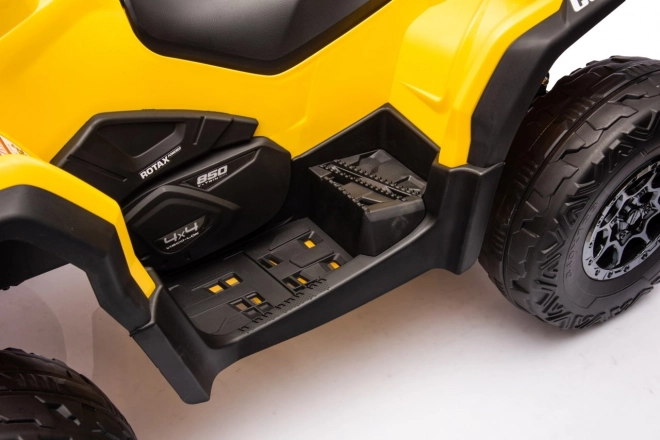 Dětská čtyřkolka Can Am Outlander ATV žlutá