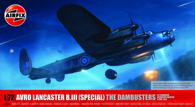 Plastikový model Avro Lancaster B.III Special The Dambusters 1/72