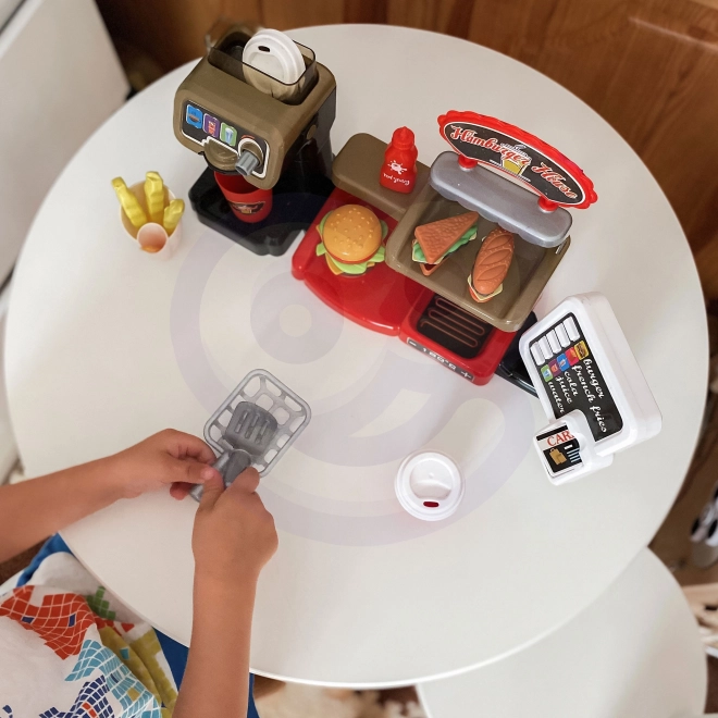 Fast Food XXL s pokladnou a dávkovačem od WOOPIE