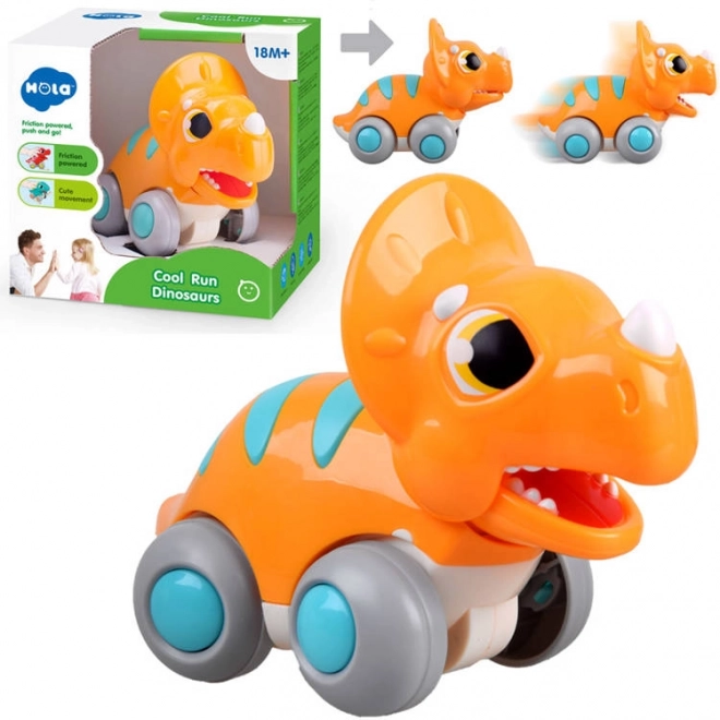 Jezdící roztomilý dinosaurus hračka – Oranžová