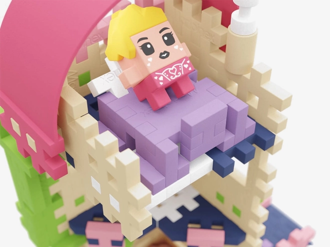 Stavebnice Waffle Mini - Princezna: Věž fantazie