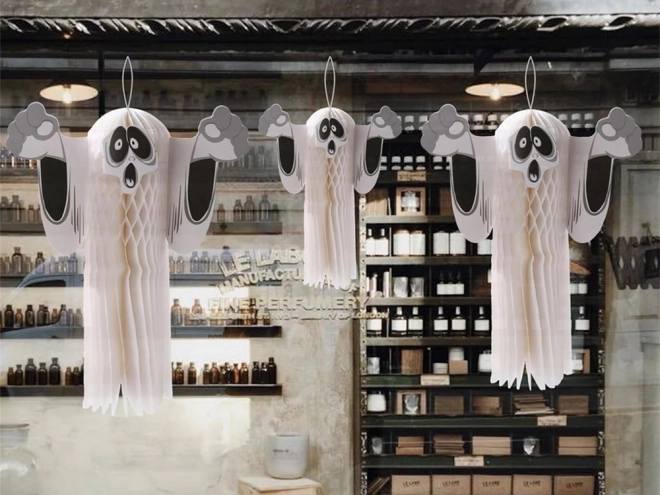 Papírová Halloweenská Dekorace Duch