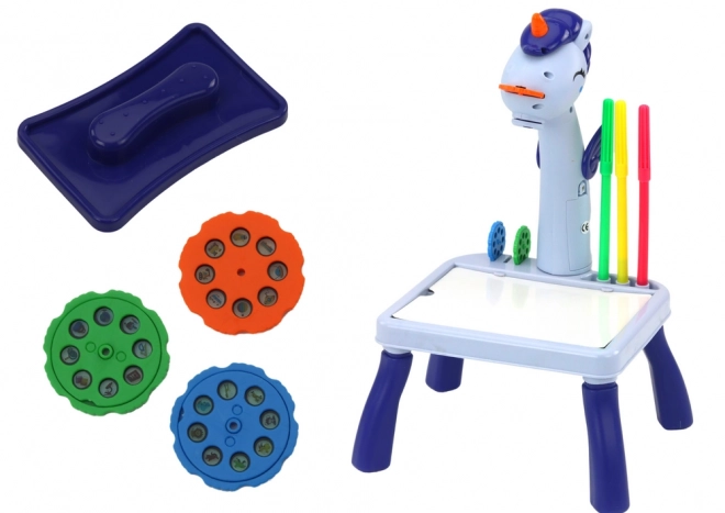 Mini projektor Tetris Table 2v1 Unicorn Blue