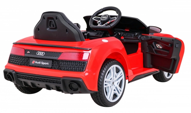 Audi R8 LIFT Bateriové auto + dálkové ovládání + EVA kola + MP3 + LED – Červené