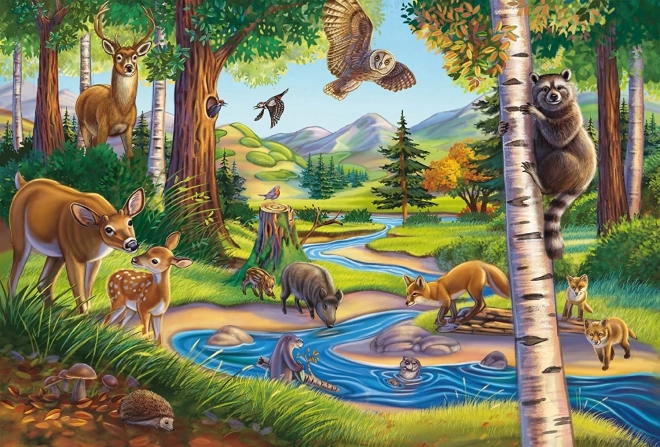 Puzzle Má oblíbená zvířátka 3x48 dílků