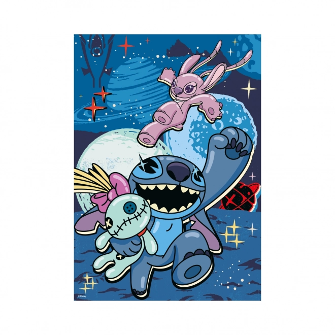 Puzzle Lilo & Stitch Neon 100 XXL Dílky