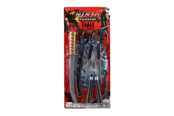 Ninja mečová sada s doplňky