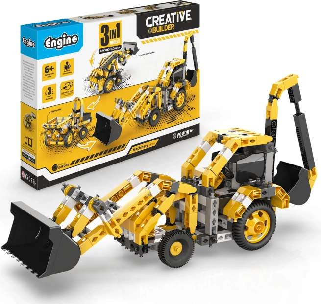 Stavebnice Engino Creative Builder Rypadlo-nakladač