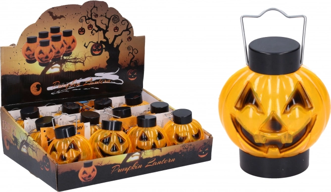 svítící halloweenská dýně 8 × 7 cm