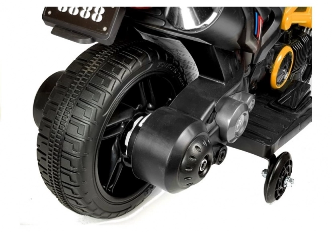 GTM1188 Dobíjecí motocykl žlutý