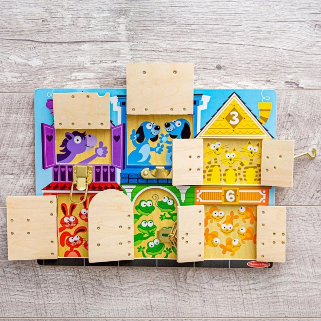 Zámky a bezpečnostní deska Melissa and Doug