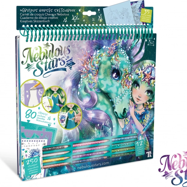 Nebulous Stars kreativní omalovánky – zelené