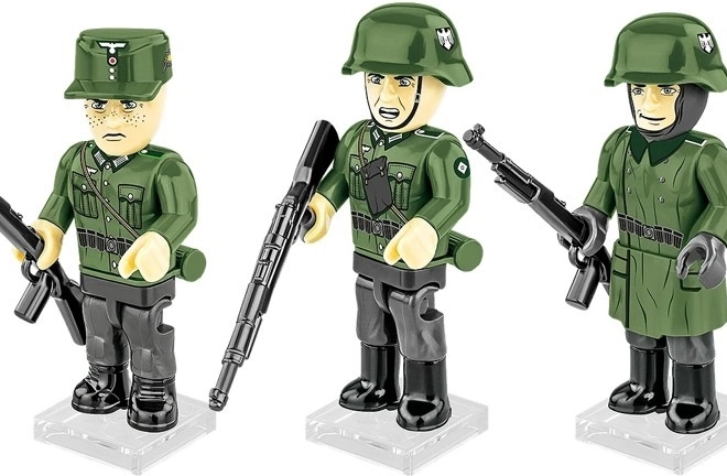Stavebnice Německá pěchota - Sada 3 figurek