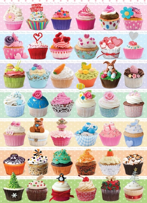 EUROGRAPHICS puzzle Oslava cupcakes 1000 dílků