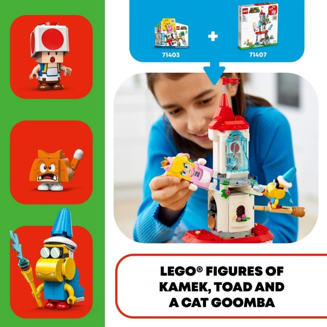 LEGO Super Mario Kočka Peach a Ledová Věž rozšiřující set