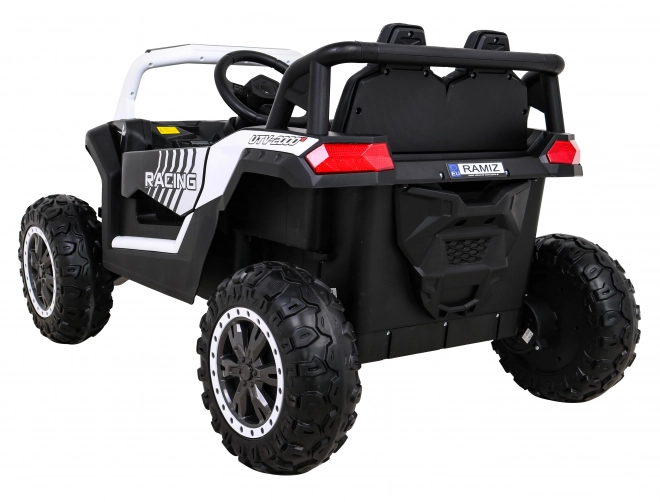 Buggy UTV 2000M mașină de curse cu baterie + sunete MP3 lumini + telecomandă + pornire lentă – Bílé