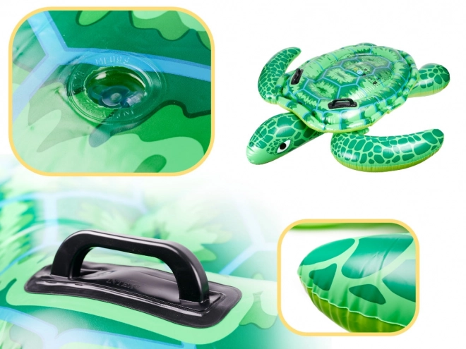 Nafukovací matrace želva INTEX pro děti s úchyty 150cm
