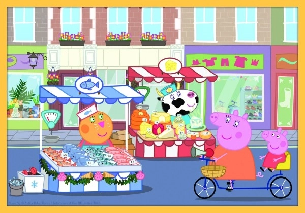 Puzzle 10v1 Peppa Pig