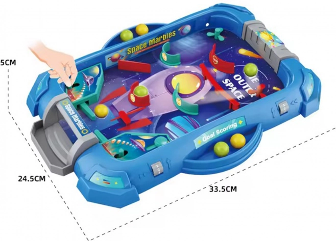 WOOPIE hra zručnosti Flipper "Kosmická Hra" 2v1