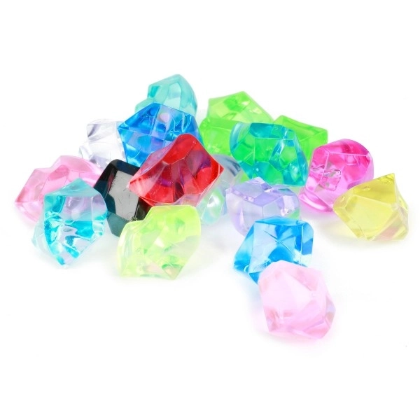 Pirátské mince a diamanty plast na kartě 19x24x2cm