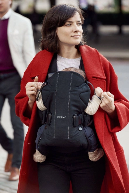 Dětské nosítko BABYBJORN ONE, Béžová/Leopardí – Černá