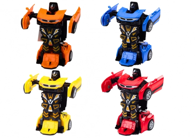 auto-robot 2v1 proměnlivý robot ve 4 barvách