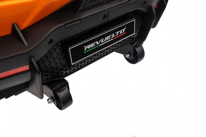 Dětské elektrické auto Lamborghini Revuelto oranžové