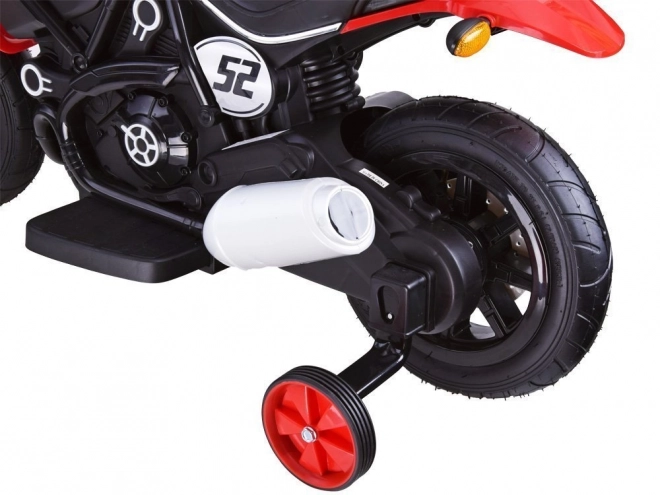 Motorka na baterie Street Bob pro děti – Černá