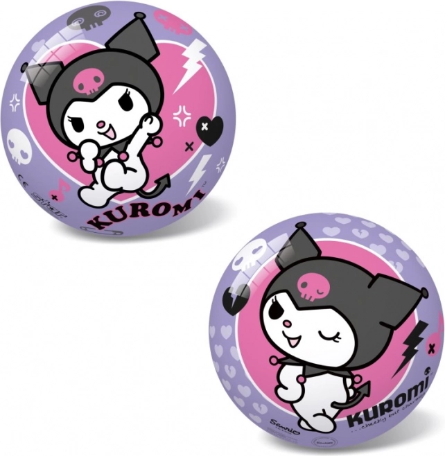 Míč Kuromi pro děti, 14 cm